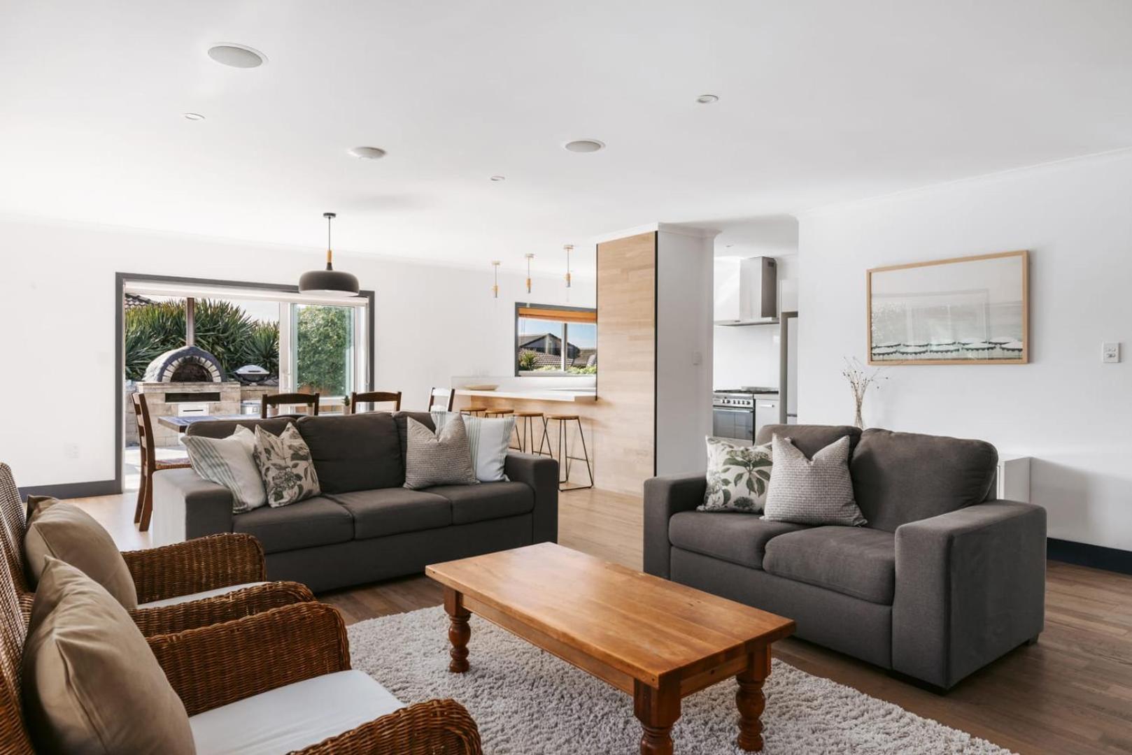Villa Seaside Beach Retreat - Outdoor Living à Mount Maunganui Extérieur photo